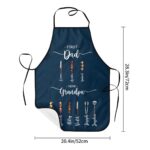 Celebrate His Culinary Passion – Custom BBQ Apron for Dad & Grandpa’s Family Gatherings - Image 8