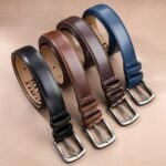 Carry Their Love Close – Custom Engraved Leather Belt for Dad and Grandpa's Special Moments - Image 5