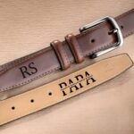 Carry Their Love Close – Custom Engraved Leather Belt for Dad and Grandpa's Special Moments - Image 6