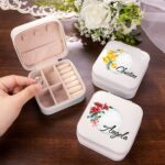 Carry Your Story – Personalized Birth Flower Golf Jewelry Box – For Her Special Moments on the Green - Image 3