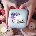 Carry Your Story – Personalized Birth Flower Golf Jewelry Box – For Her Special Moments on the Green - Image 6