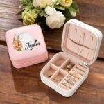 Carry Your Story – Personalized Birth Flower Golf Jewelry Box – For Her Special Moments on the Green - Image 7