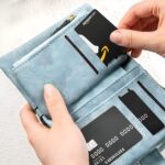 Carry Compassion with a Personalized Nurse Wallet – Custom Birth Flower & Stethoscope Design in Elegant Trifold Leather - Image 5