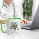Start the Day with a Personalized Nurse Mug – Custom Birth Flower & Stethoscope Ceramic Cup for Everyday Inspiration - Image 5