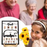 Embrace Family Bonds – Custom Wooden Bear Name Plaque – A Heartfelt Tribute for Papa and Kids - Image 6