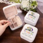 Nurture Their Legacy – Birth Flower Jewelry Box for Cherished Teachers – A Timeless Tribute on Teacher’s Day - Image 2