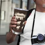 Carry Their Love Close – Custom Papa Bear Travel Tumbler – For Dad and Grandpa’s Everyday Moments - Image 3