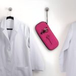 Personalized Birth Flower Medical Stethoscope Box – Lightweight Protective Case with Mesh Bag for Nurses and Doctors - Image 8