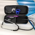 Personalized Birth Flower Medical Stethoscope Box – Lightweight Protective Case with Mesh Bag for Nurses and Doctors - Image 10