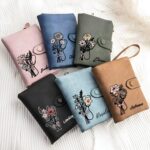 Carry Your Story – Custom Birthflower Nurse Wallet with Stethoscope – For Medical Graduates & Caregivers - Image 4