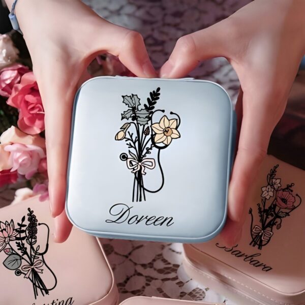 Personalized stethoscope jewelry box for medical graduates