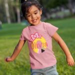 Celebrate New Beginnings – Custom Name & Initial Cotton Tee – For Kids' Special School Days - Image 4