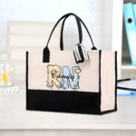 Personalized Nurse Canvas Tote Bag – Large Capacity Medical Work Bag with Custom Name and Occupation - Image 3