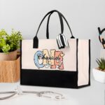 Personalized Nurse Canvas Tote Bag – Large Capacity Medical Work Bag with Custom Name and Occupation - Image 4