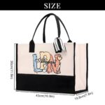 Personalized Nurse Canvas Tote Bag – Large Capacity Medical Work Bag with Custom Name and Occupation - Image 7