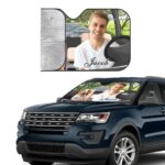 Celebrate Your Unbreakable Bond – Custom Pet & Owner Car Sunshade – For Every Road Trip with Your Furry Friend - Image 5