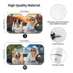 Celebrate Your Unbreakable Bond – Custom Pet & Owner Car Sunshade – For Every Road Trip with Your Furry Friend - Image 10