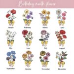 Embrace Your Story – Custom Birth Flower Pencil Bow Wallet with Wrist Strap – For Her, Mom, or Grandma’s Special Day - Image 8