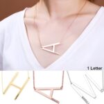 Embrace Your Story – Sideways Initial Necklace – A Timeless Treasure for You or a Loved One - Image 2