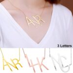 Embrace Your Story – Sideways Initial Necklace – A Timeless Treasure for You or a Loved One - Image 4
