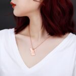 Carry Their Love Close – Custom Dog Bone Necklace with Paw Print for Cherished Pet Parents - Image 7