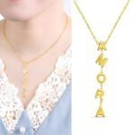 Carry Your Story Close – Sideways Initial Necklace – A Cherished Token for Loved Ones - Image 7
