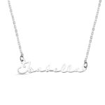 Delicate name necklace gift for cherished stories