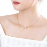 Embrace Your Story – Calligraphy Name Necklace in Rose Gold – A Timeless Treasure for Her - Image 4
