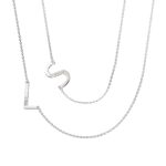 Embrace Your Story – Sideways Initial Name Necklace – A Timeless Treasure for Her - Image 2