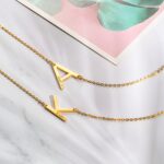 Embrace Your Story – Sideways Initial Name Necklace – A Timeless Treasure for Her - Image 3