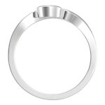 Embrace Eternal Promises – Swirling Sterling Silver Ring with Gemstones – A Timeless Treasure for Your Loved One - Image 4