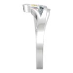 Embrace Eternal Promises – Swirling Sterling Silver Ring with Gemstones – A Timeless Treasure for Your Loved One - Image 5