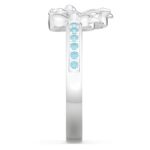 Whispered Promises of Two Cats – Sterling Silver Couple's Promise Ring – For Cherished Love Moments - Image 5