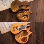 Strum Your Story – Handcrafted Wooden Guitar Pick Set with Case – For the Soulful Music Lover - Image 3