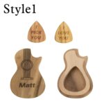 Strum Your Story – Custom Photo Engraved Wooden Guitar Picks with Elegant Case – For Music Lovers and Meaningful Moments - Image 2