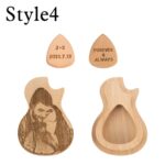 Strum Your Story – Custom Photo Engraved Wooden Guitar Picks with Elegant Case – For Music Lovers and Meaningful Moments - Image 5