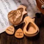Strum Your Story – Custom Photo Engraved Wooden Guitar Picks with Elegant Case – For Music Lovers and Meaningful Moments - Image 10