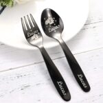 Whimsical Mealtime Magic – Custom Children's Dinosaur & Unicorn Cutlery Set – For Joyful Little Eaters - Image 5