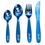 Custom children's dinosaur unicorn cutlery set for joyful meals
