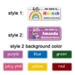 Connect and Inspire – Custom Name Badge with Heartfelt Symbols – For Meaningful Workplace Moments - Image 9