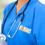 Embrace Hope and Connection – Custom Name Badge with Rainbow – For Caregivers and Medical Heroes - Image 7