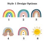 Embrace Hope and Connection – Custom Name Badge with Rainbow – For Caregivers and Medical Heroes - Image 8