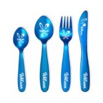 Personalized bunny Easter cutlery set for kids