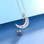 Carry Their Love to the Moon and Back – Memorial Urn Necklace – A Heartfelt Keepsake for Remembering Loved Ones - Image 3