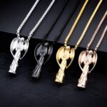 Guardian angel urn necklace for cherished memories