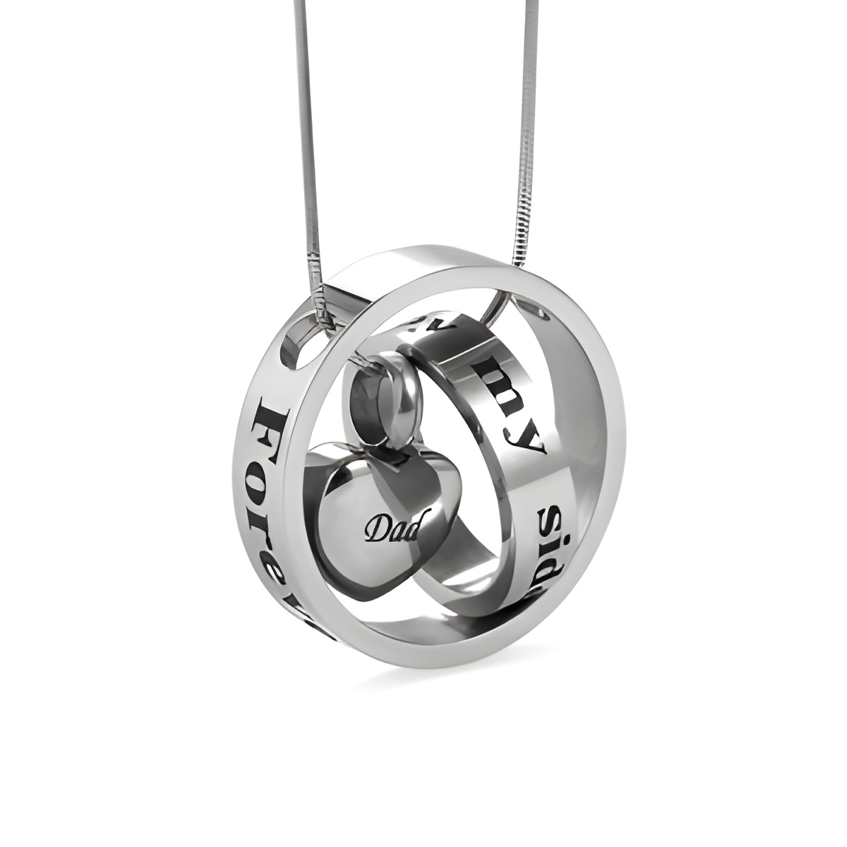 Memorial urn necklace for cherished loved ones