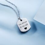 Carry Their Memory Close – Engraved Stainless Steel Cremation Urn Necklace – For Cherished Remembrance - Image 2