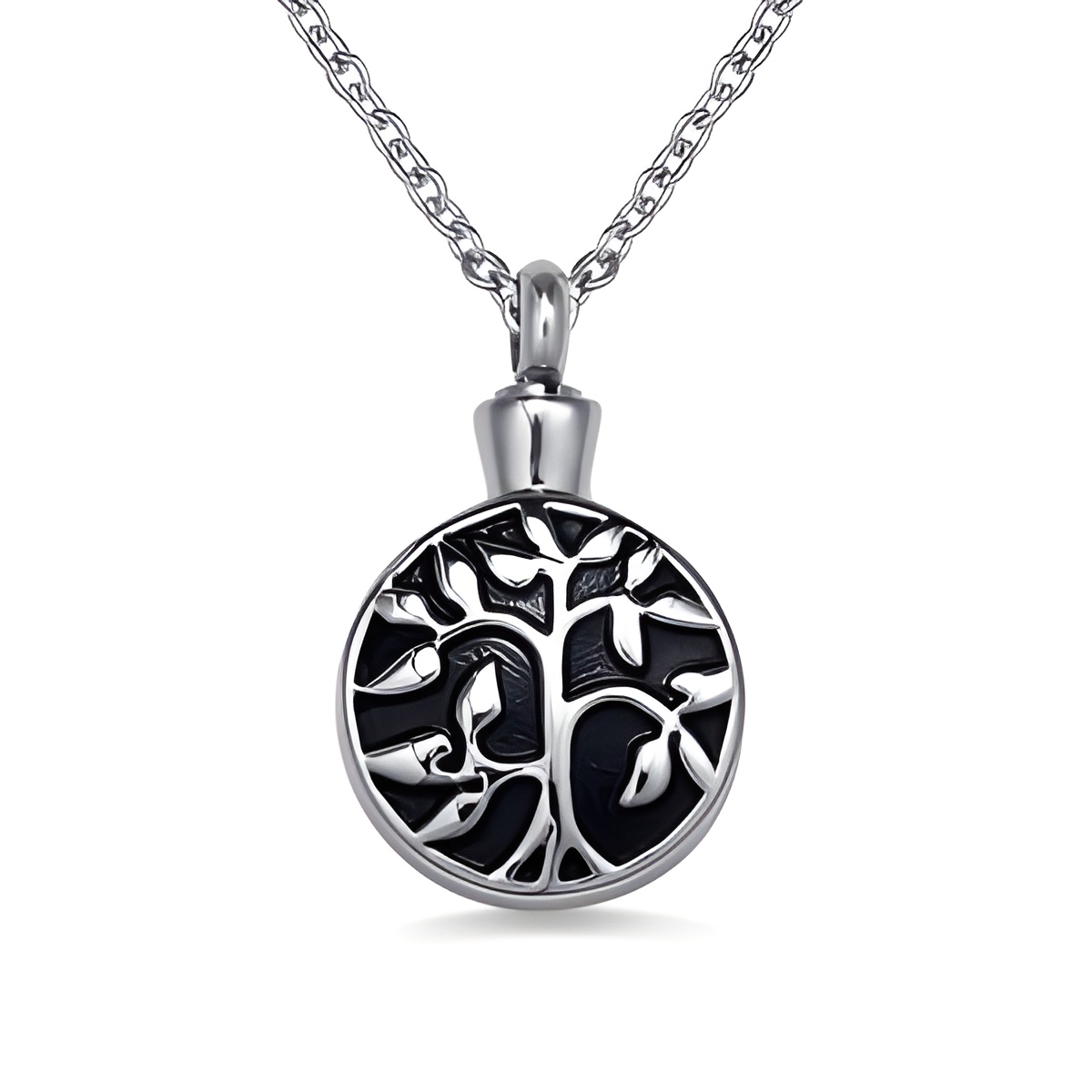 Tree of Life Cremation Urn Necklace for cherished memories