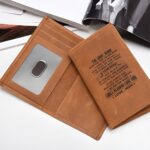 Carry Confidence and Care – Engraved Genuine Leather RFID Wallet – For Him or Her, A Thoughtful Everyday Companion - Image 7