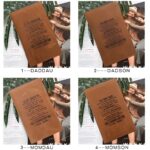 Engraved leather RFID wallet gift for loved ones